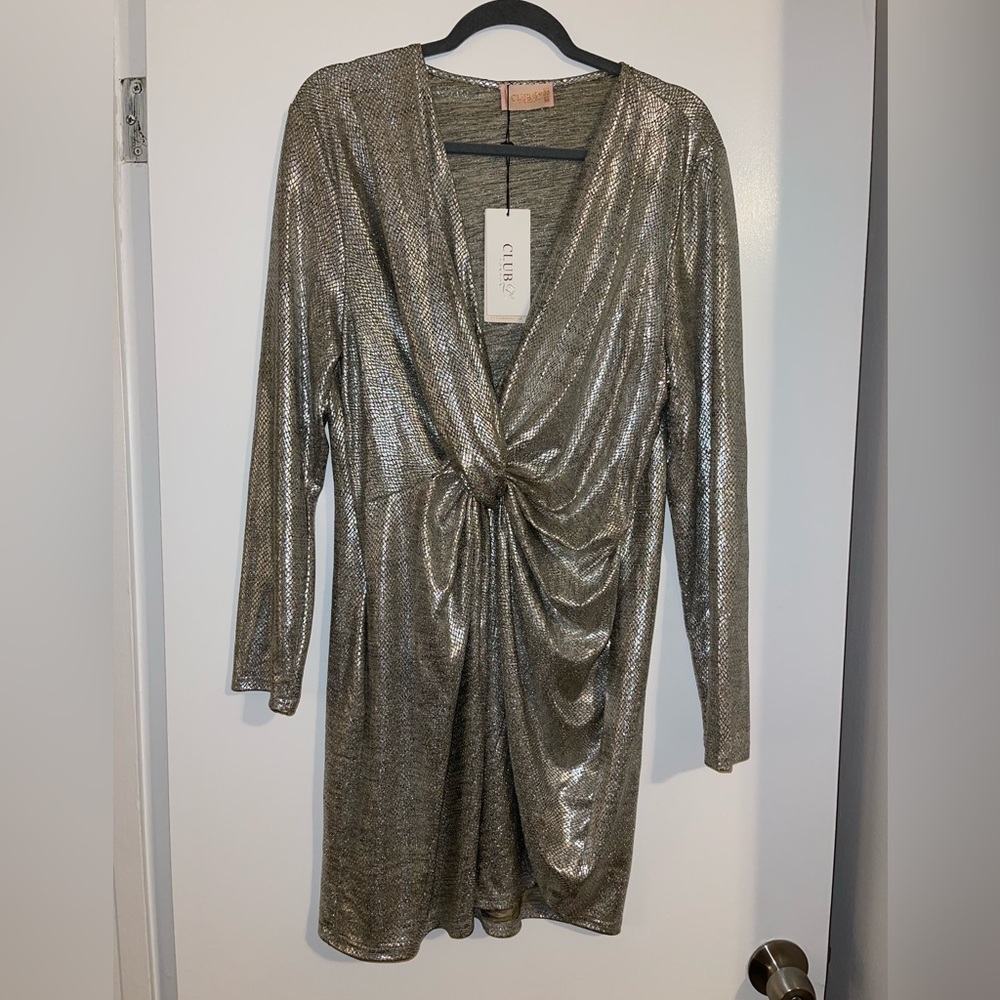 ASOS Club L London NWT Sparkle Dress Size 18